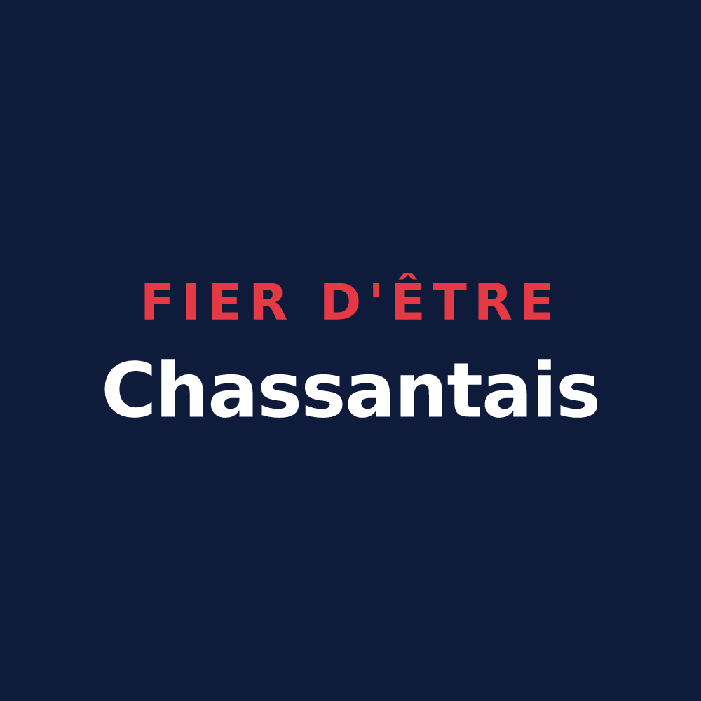 T-shirt « Fier d'être Chassantais » — design pour Chassant