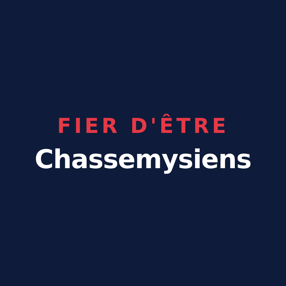 T-shirt « Fier d'être Chassemysiens » — design pour Chassemy
