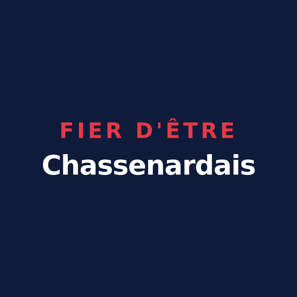 T-shirt « Fier d'être Chassenardais » — design pour Chassenard