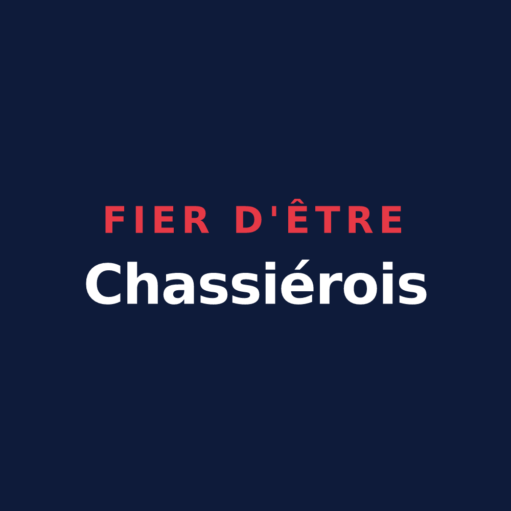 T-shirt « Fier d'être Chassiérois » — design pour Chassiers