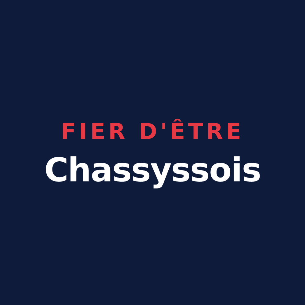 T-shirt « Fier d'être Chassyssois » — design pour Chassy