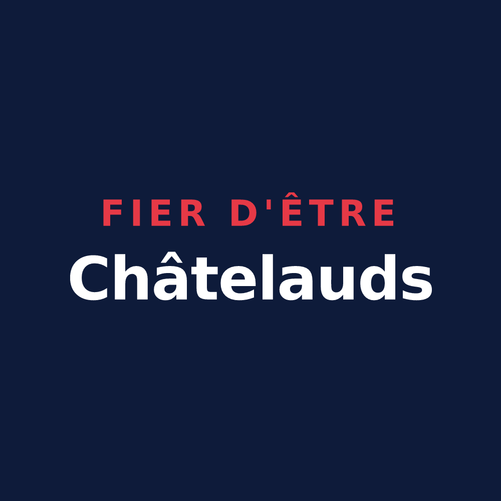 T-shirt « Fier d'être Châtelauds » — design pour Château-Chervix
