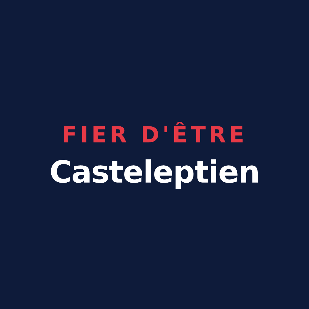 T-shirt « Fier d'être Casteleptien » — design pour Château-sur-Epte