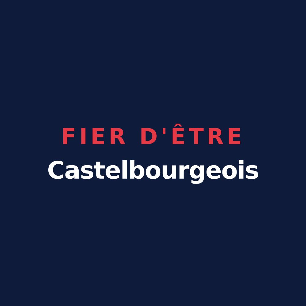 T-shirt « Fier d'être Castelbourgeois » — design pour Châteaubourg