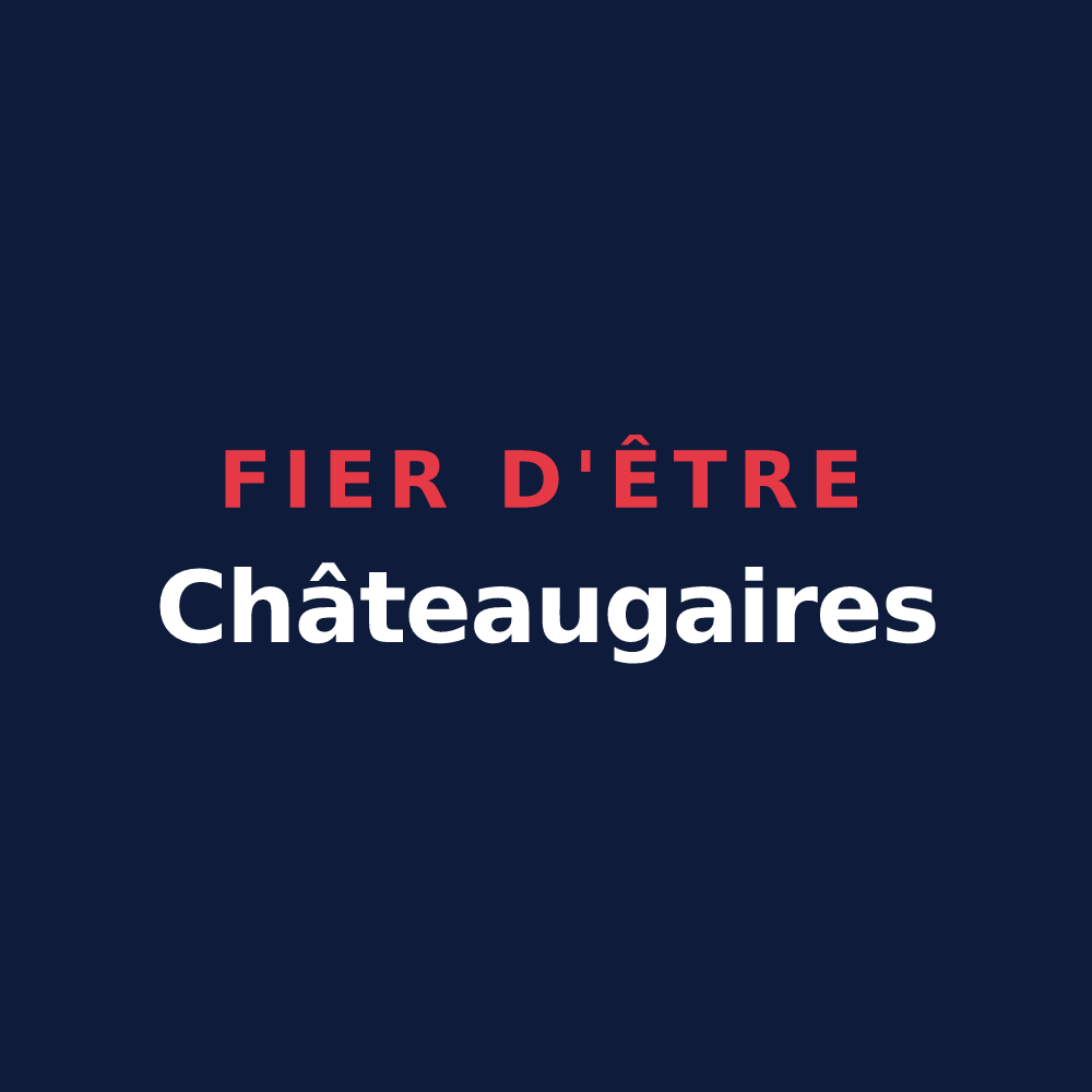 T-shirt « Fier d'être Châteaugaires » — design pour Châteaugay