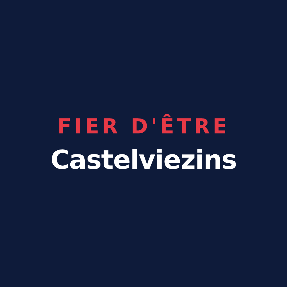 T-shirt « Fier d'être Castelviezins » — design pour Châteauvieux