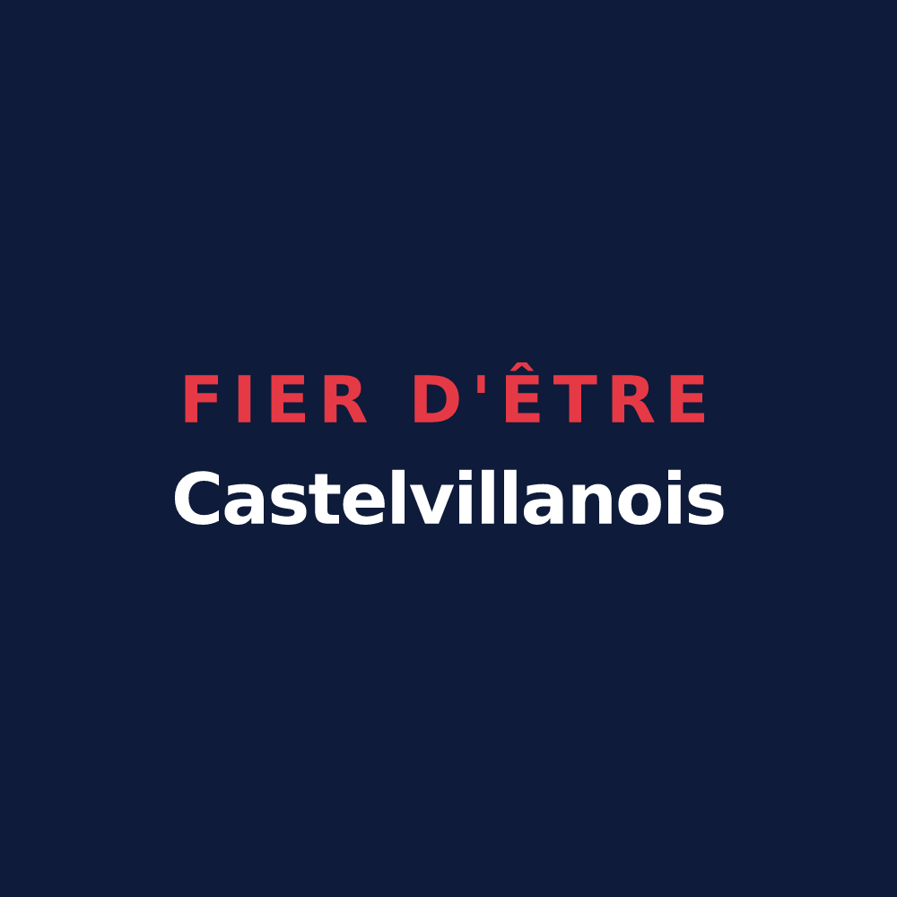 T-shirt « Fier d'être Castelvillanois » — design pour Châteauvillain