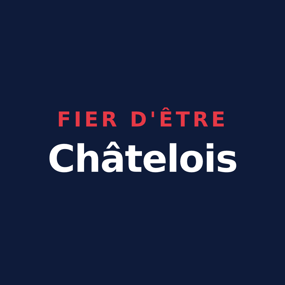 T-shirt « Fier d'être Châtelois » — design pour Châtel-Montagne