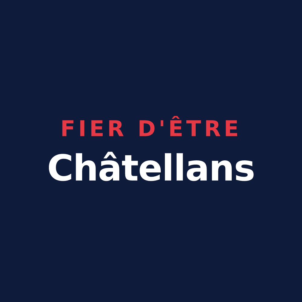 T-shirt « Fier d'être Châtellans » — design pour Châtel