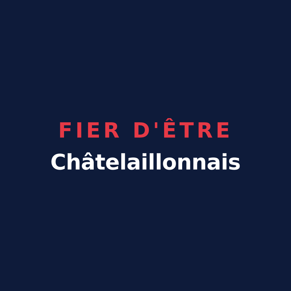 T-shirt « Fier d'être Châtelaillonnais » — design pour Châtelaillon-Plage