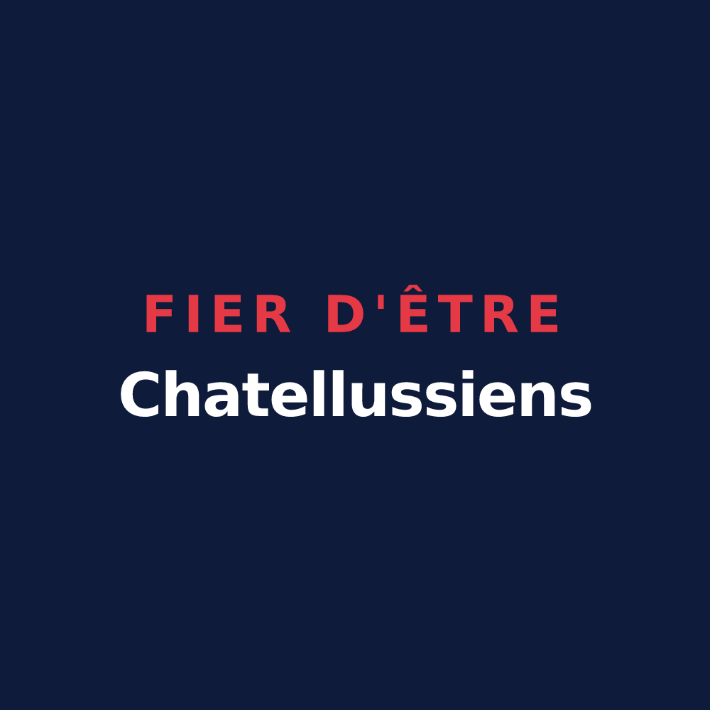 T-shirt « Fier d'être Chatellussiens » — design pour Châtelus