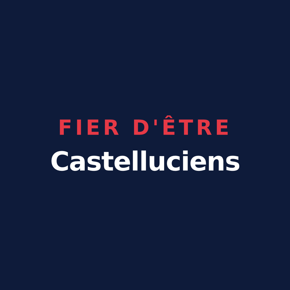 T-shirt « Fier d'être Castelluciens » — design pour Châtelus-Malvaleix