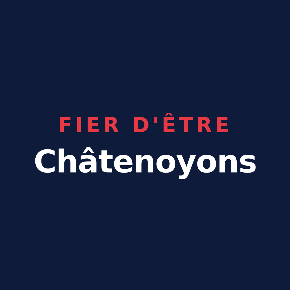 T-shirt « Fier d'être Châtenoyons » — design pour Châtenay