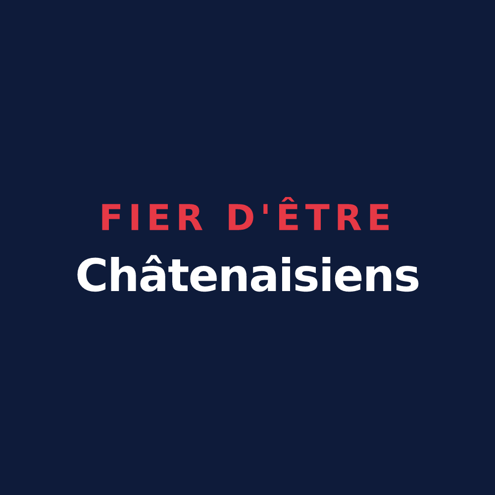 T-shirt « Fier d'être Châtenaisiens » — design pour Châtenay-Malabry