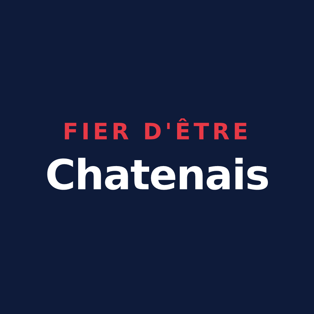 T-shirt « Fier d'être Chatenais » — design pour Châtenois-les-Forges