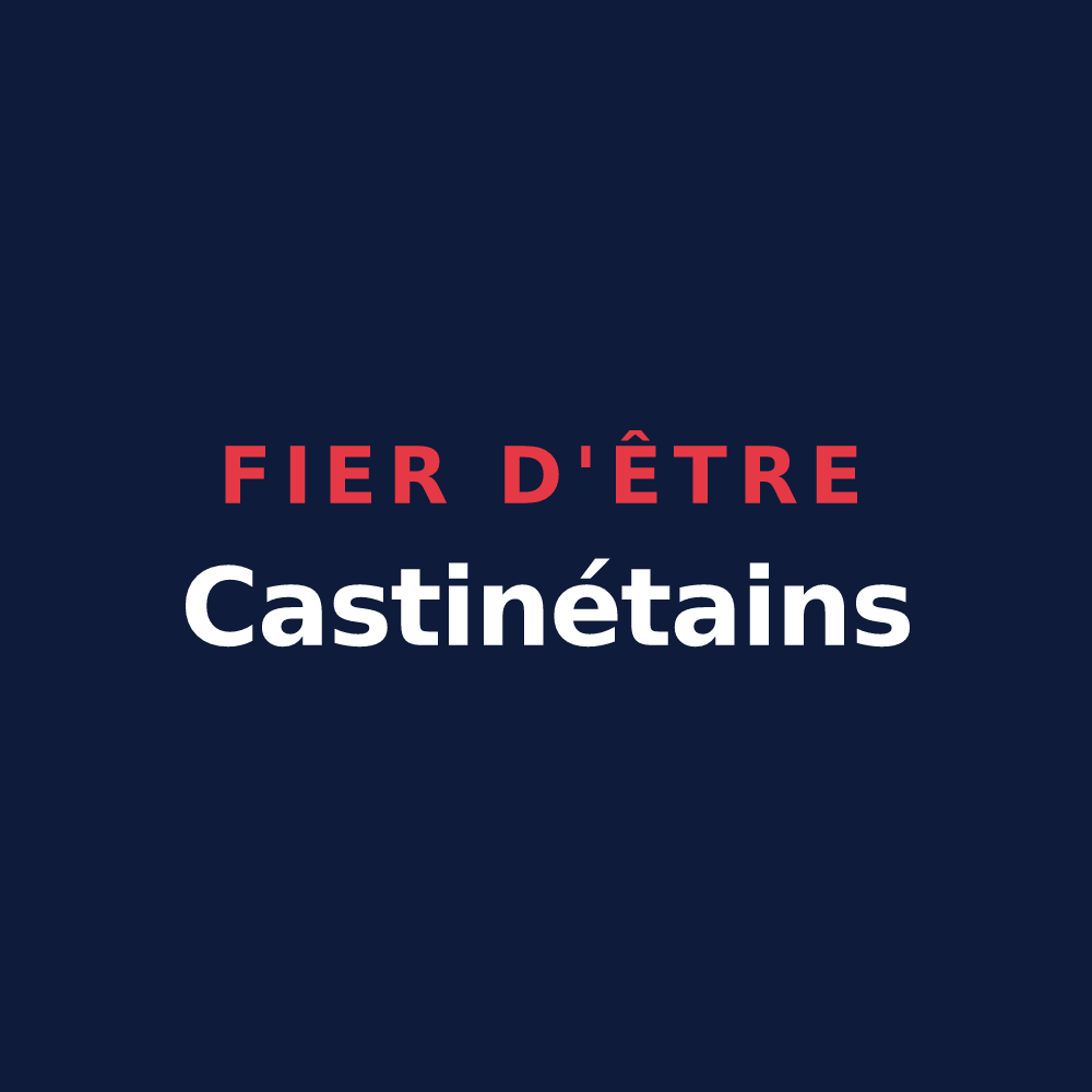 T-shirt « Fier d'être Castinétains » — design pour Châtenois