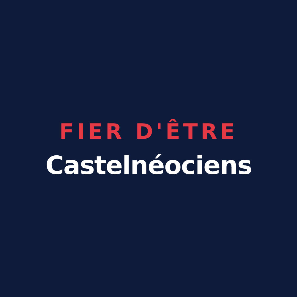 T-shirt « Fier d'être Castelnéociens » — design pour Châtenoy