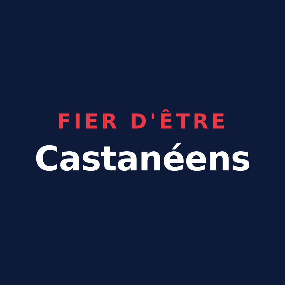 T-shirt « Fier d'être Castanéens » — design pour Châtenoy