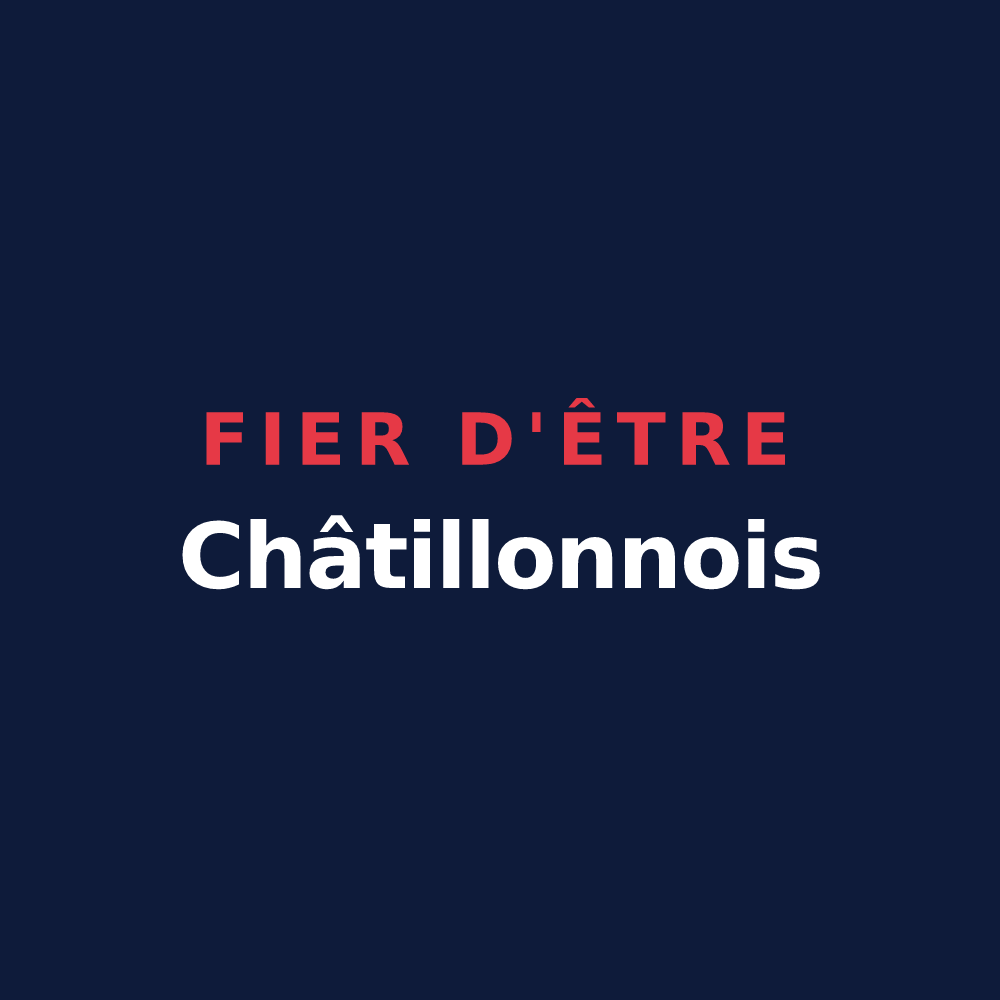 T-shirt « Fier d'être Châtillonnois » — design pour Châtillon