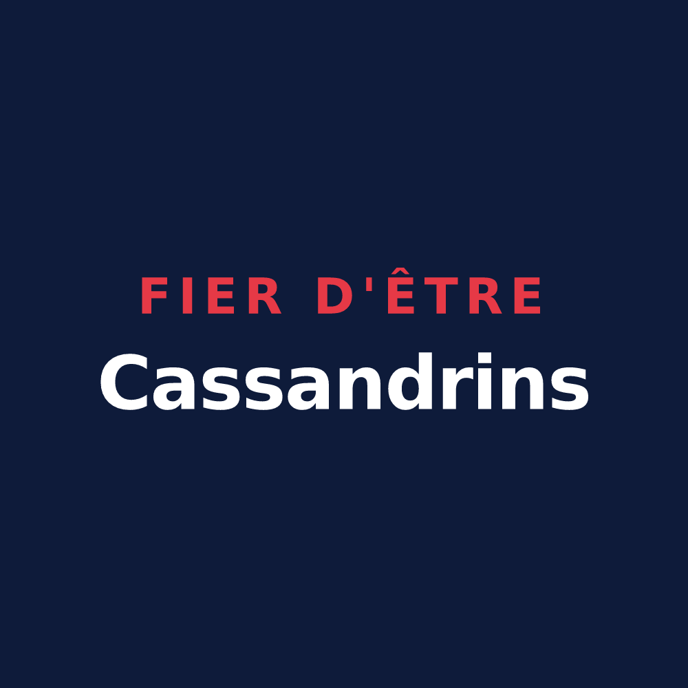 T-shirt « Fier d'être Cassandrins » — design pour Châtillon-sur-Cluses