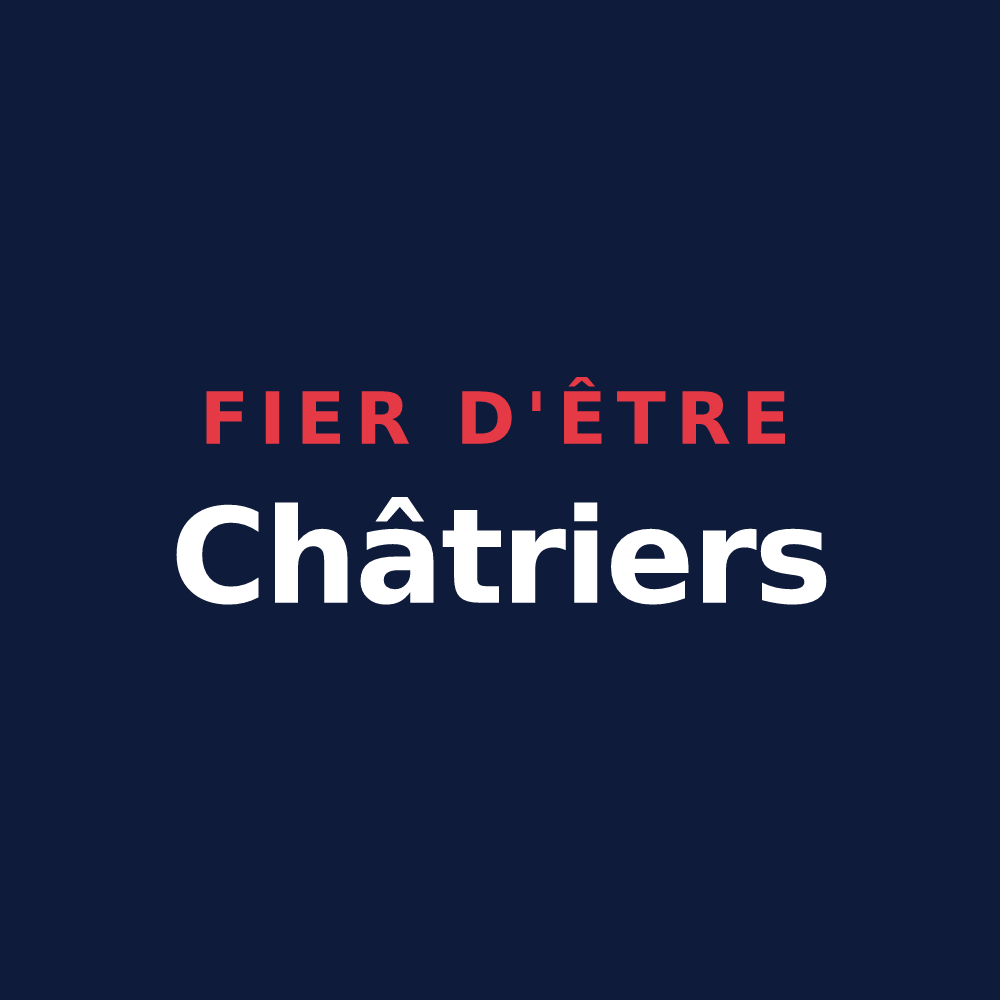 T-shirt « Fier d'être Châtriers » — design pour Châtres