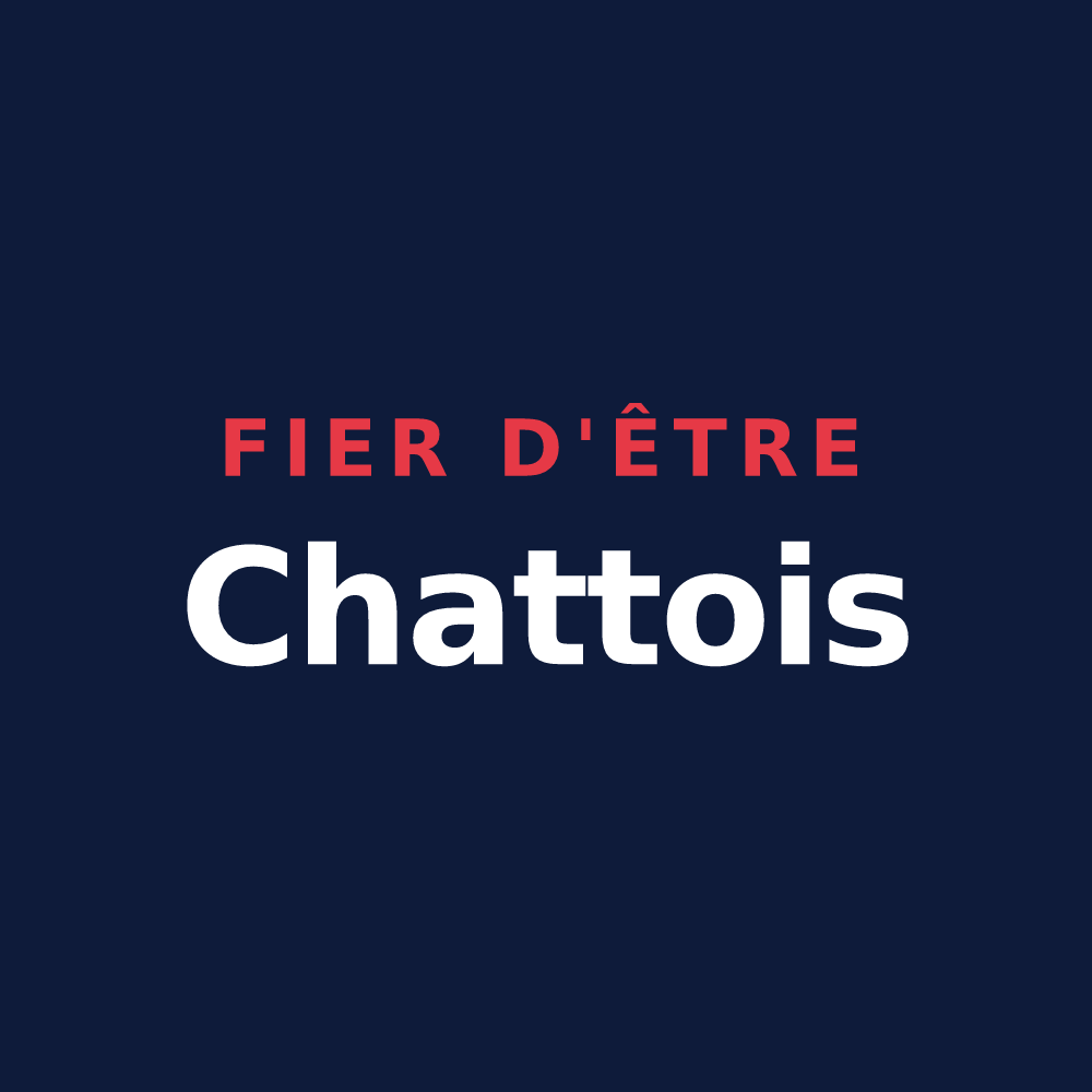 T-shirt « Fier d'être Chattois » — design pour Chatte