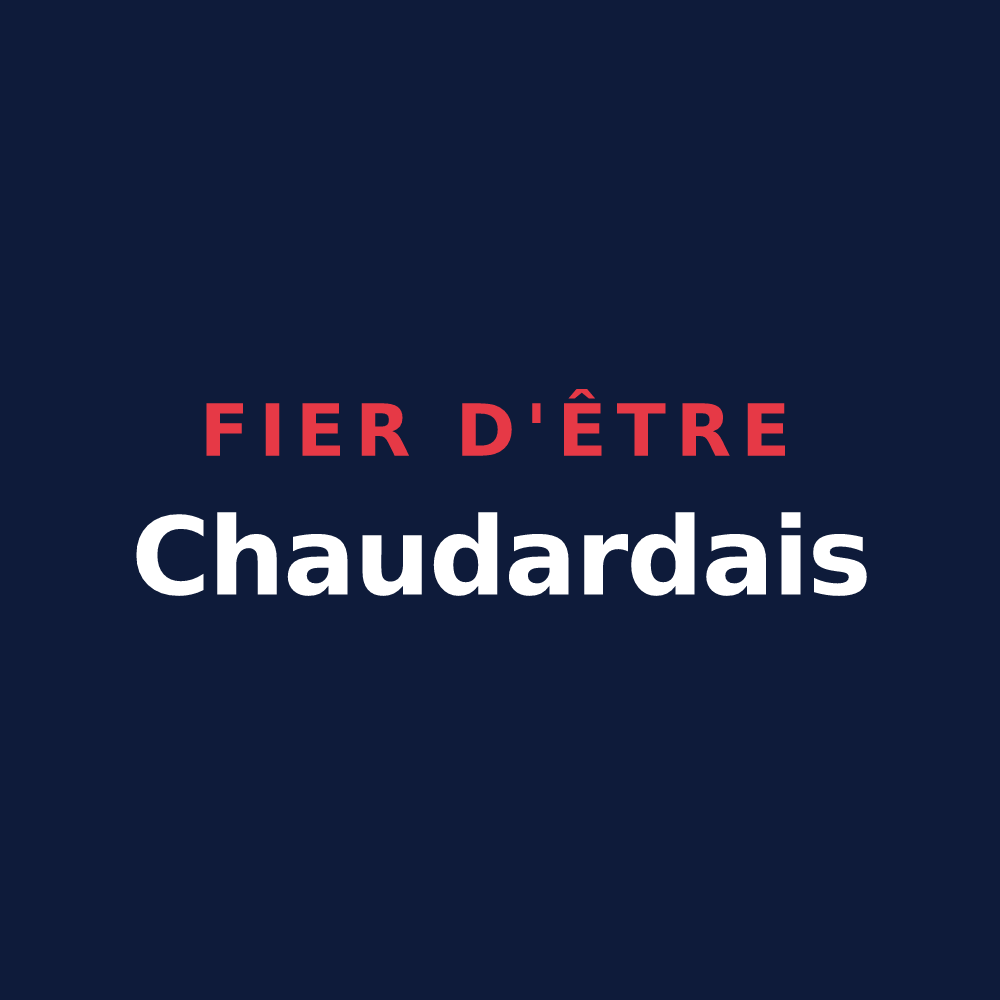 T-shirt « Fier d'être Chaudardais » — design pour Chaudardes