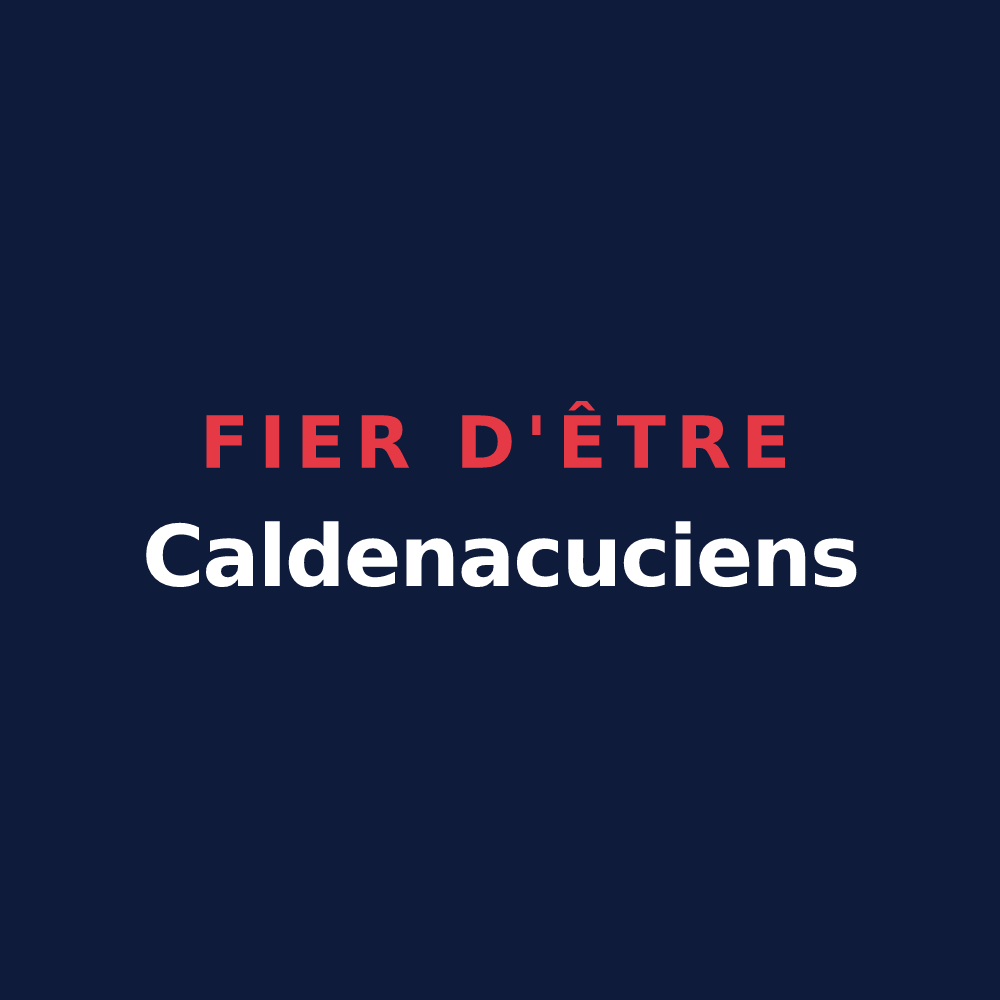 T-shirt « Fier d'être Caldenacuciens » — design pour Chaudenay
