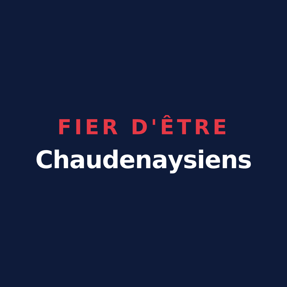 T-shirt « Fier d'être Chaudenaysiens » — design pour Chaudenay