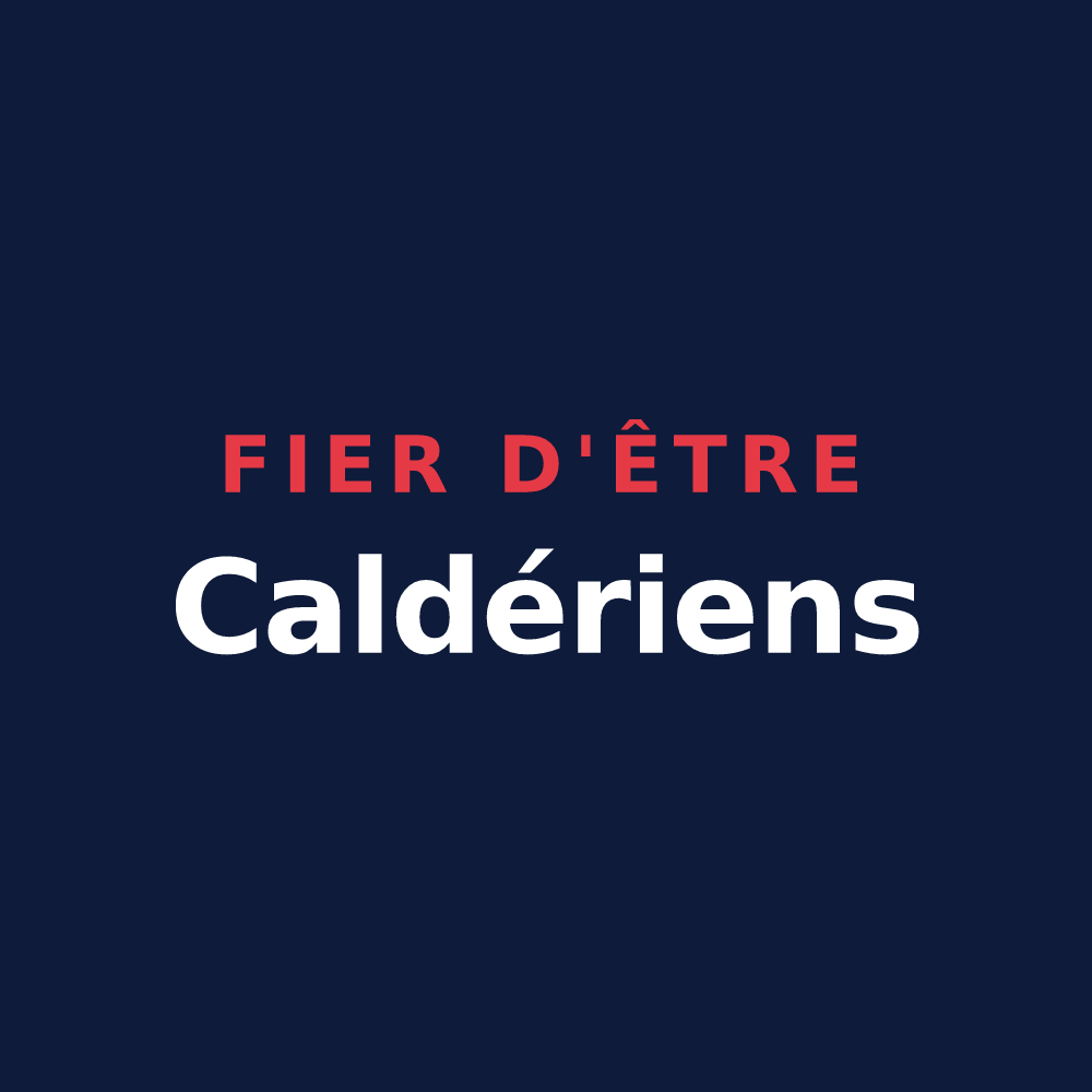 T-shirt « Fier d'être Caldériens » — design pour Chaudrey