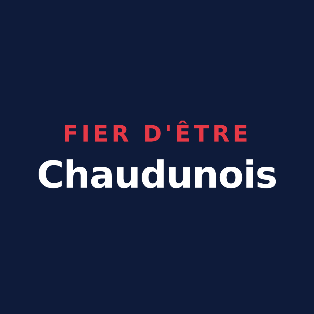 T-shirt « Fier d'être Chaudunois » — design pour Chaudun