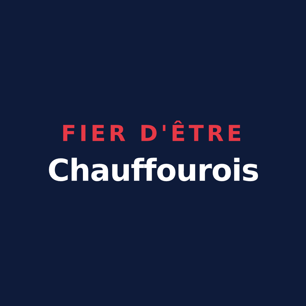 T-shirt « Fier d'être Chauffourois » — design pour Chauffour-lès-Bailly