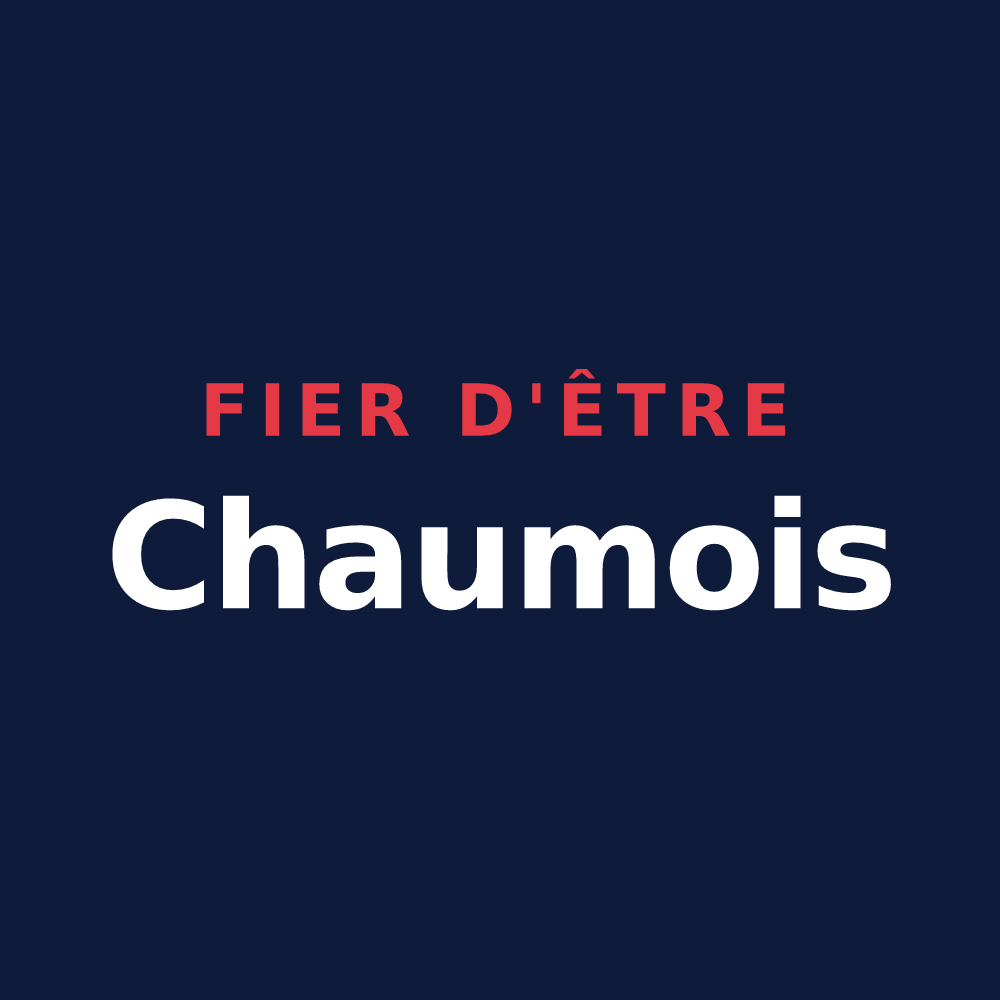 T-shirt « Fier d'être Chaumois » — design pour Chaum