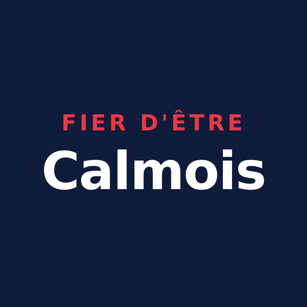 T-shirt « Fier d'être Calmois » — design pour Chaume-lès-Baigneux