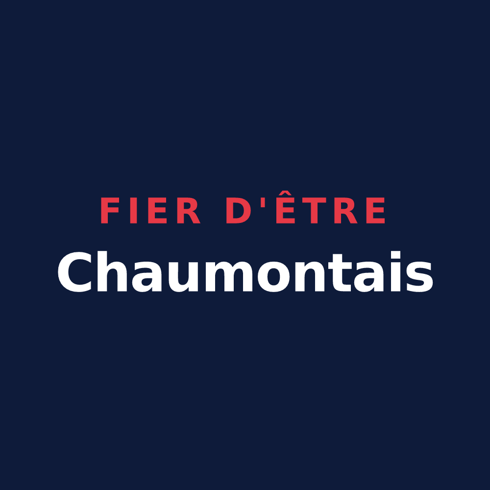 T-shirt « Fier d'être Chaumontais » — design pour Chaumont-sur-Aire