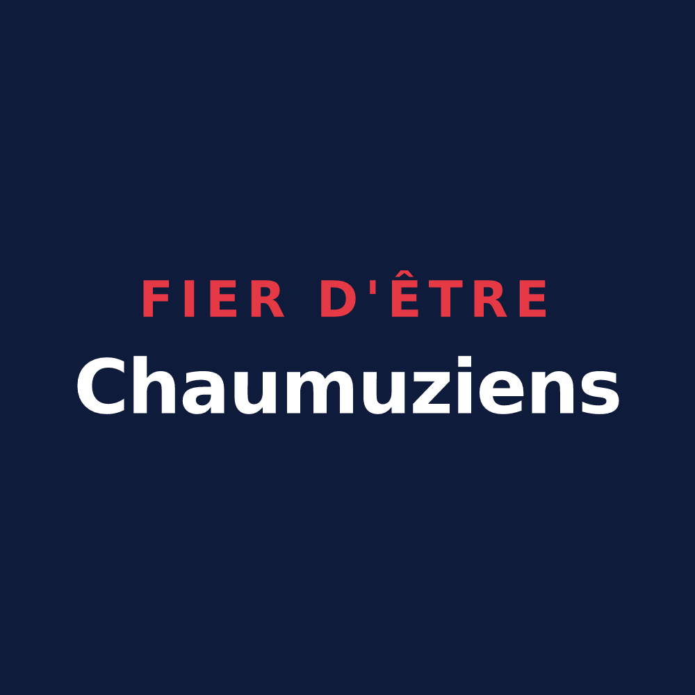 T-shirt « Fier d'être Chaumuziens » — design pour Chaumuzy