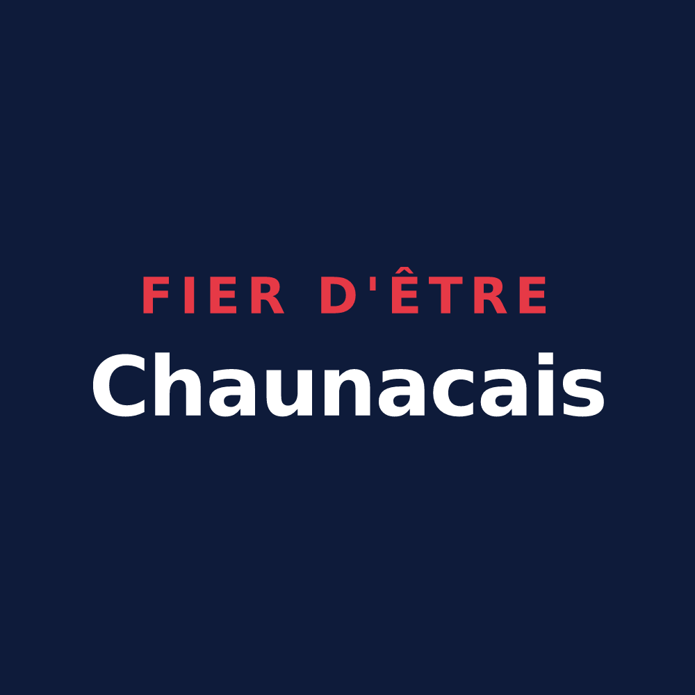 T-shirt « Fier d'être Chaunacais » — design pour Chaunac