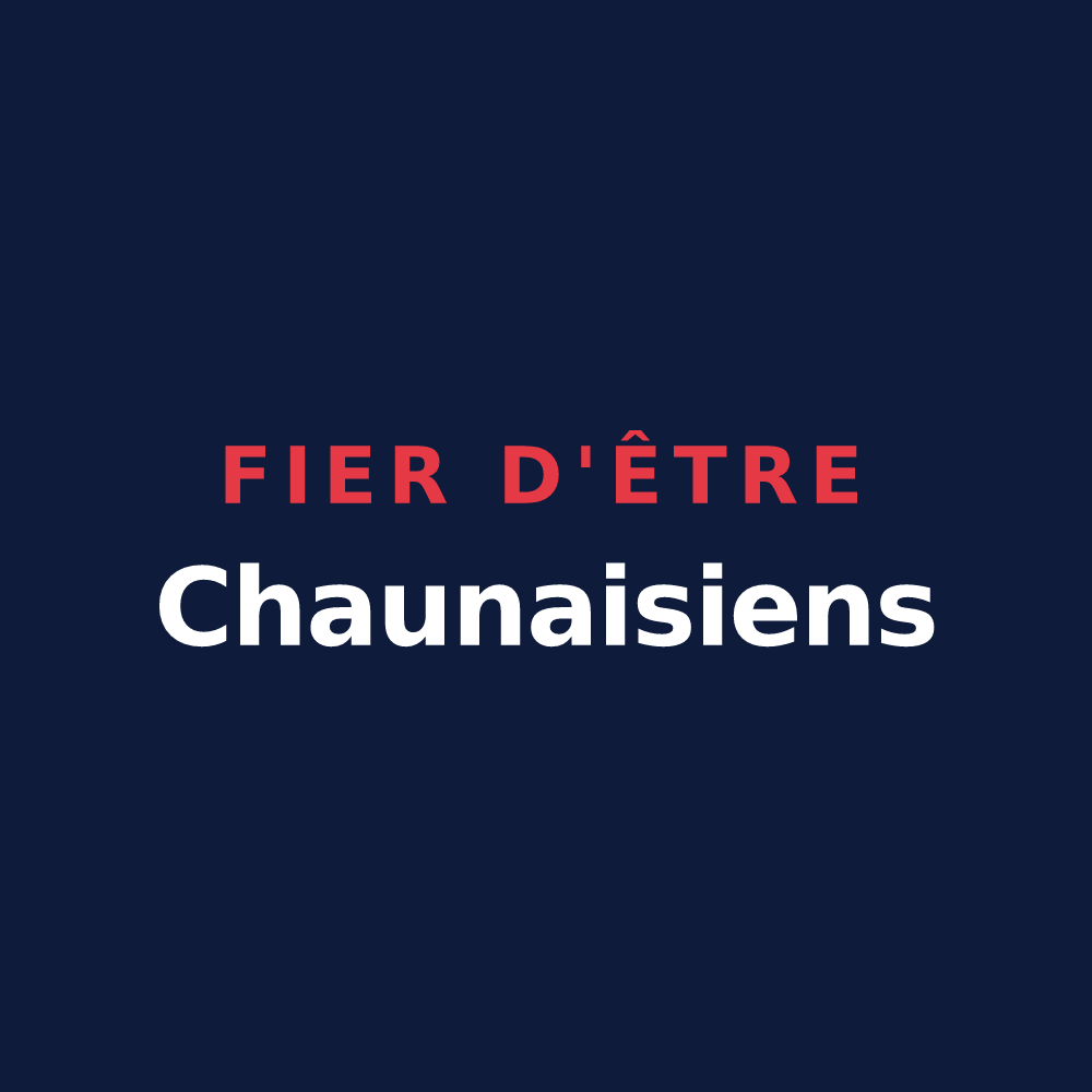 T-shirt « Fier d'être Chaunaisiens » — design pour Chaunay