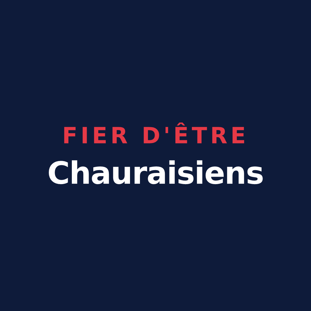 T-shirt « Fier d'être Chauraisiens » — design pour Chauray