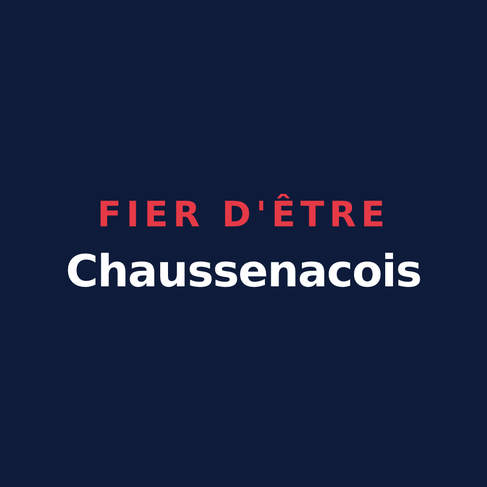 T-shirt « Fier d'être Chaussenacois » — design pour Chaussenac