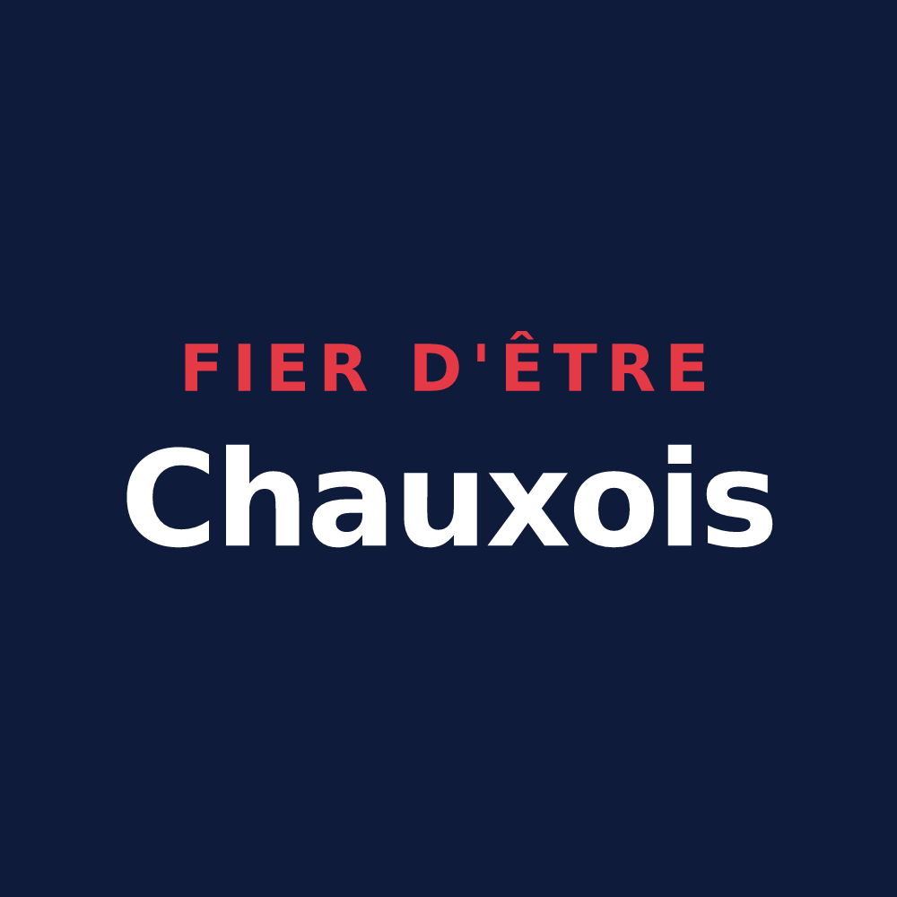 T-shirt « Fier d'être Chauxois » — design pour Chaux