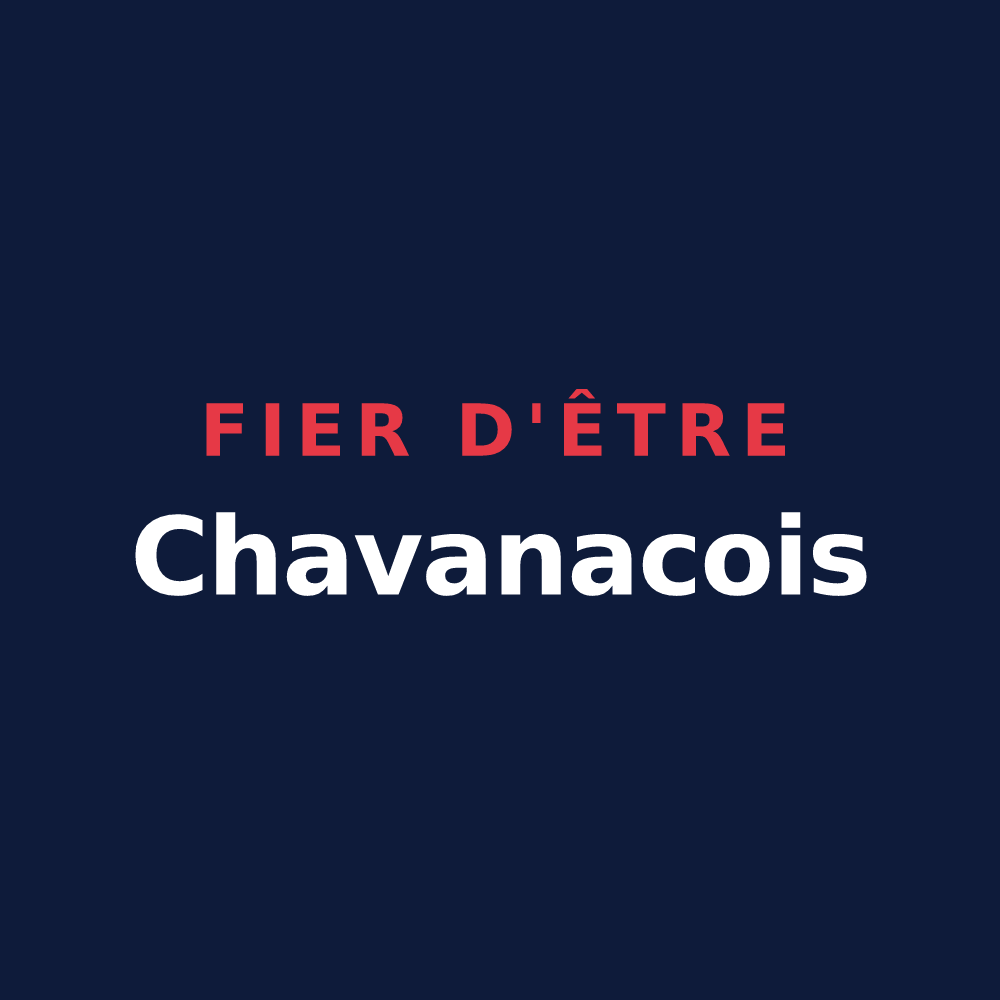 T-shirt « Fier d'être Chavanacois » — design pour Chavanac