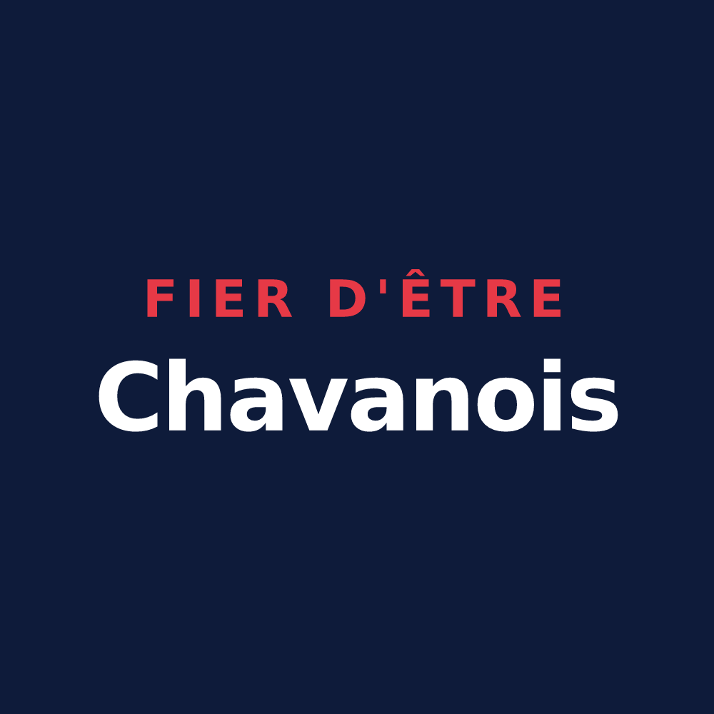 T-shirt « Fier d'être Chavanois » — design pour Chavanay