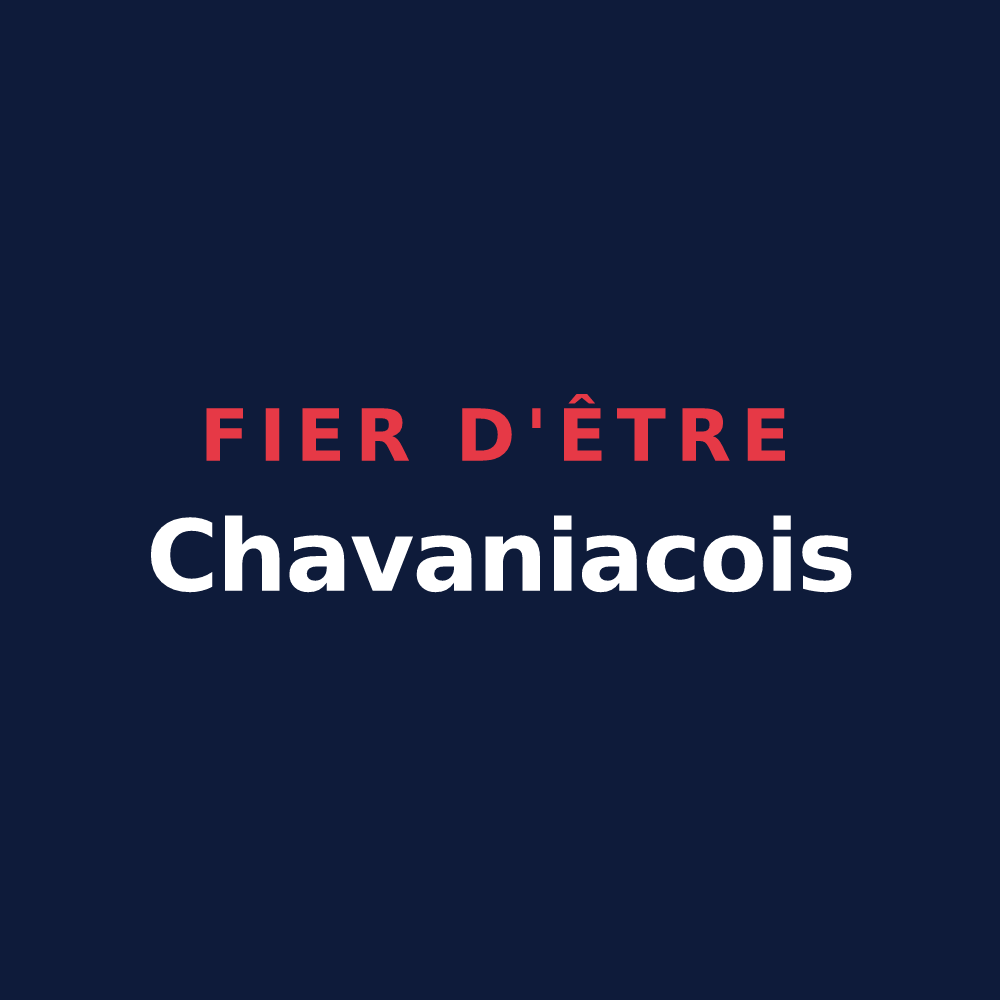 T-shirt « Fier d'être Chavaniacois » — design pour Chavaniac-Lafayette