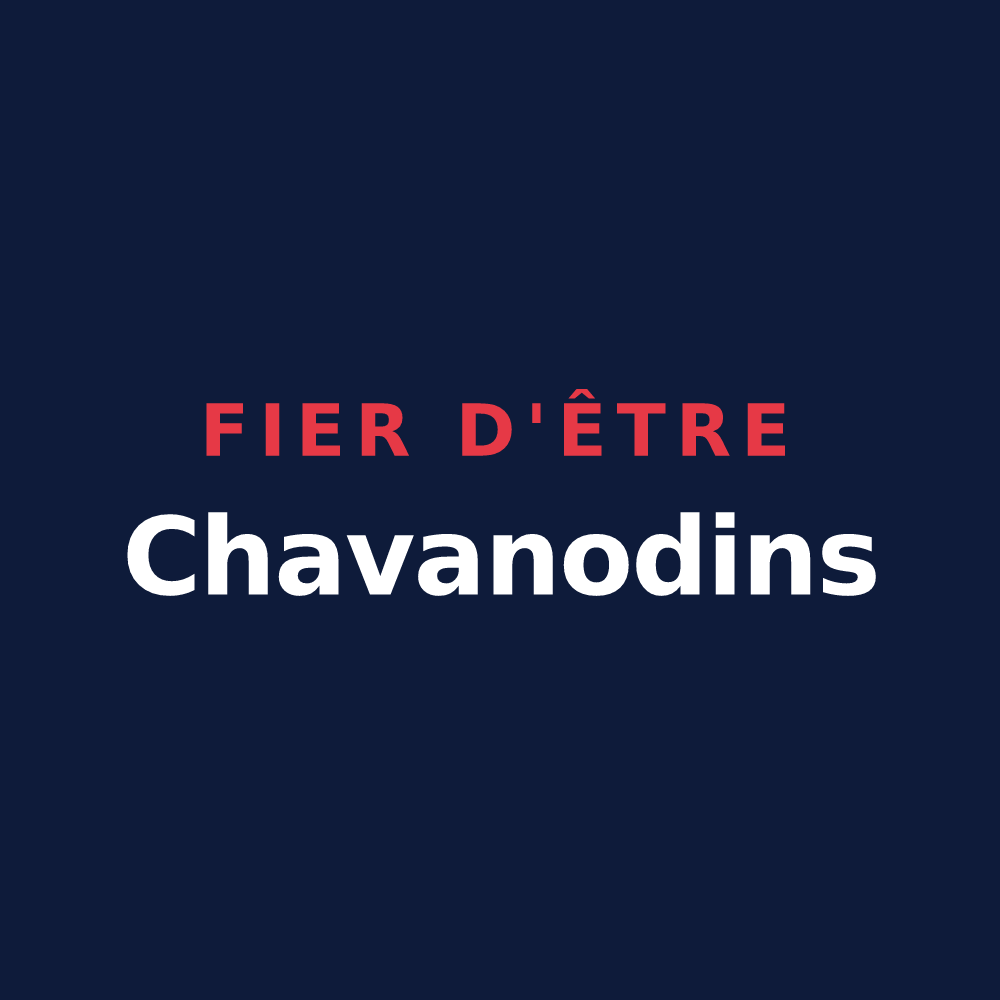 T-shirt « Fier d'être Chavanodins » — design pour Chavanod