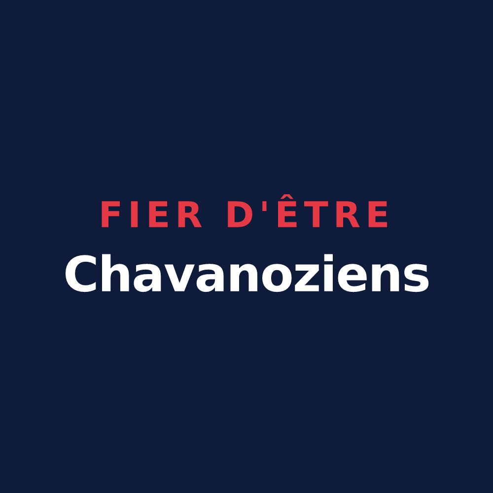 T-shirt « Fier d'être Chavanoziens » — design pour Chavanoz