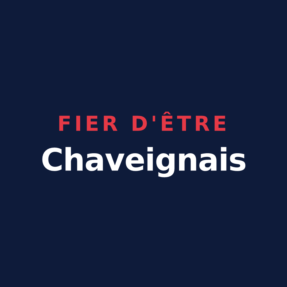 T-shirt « Fier d'être Chaveignais » — design pour Chaveignes