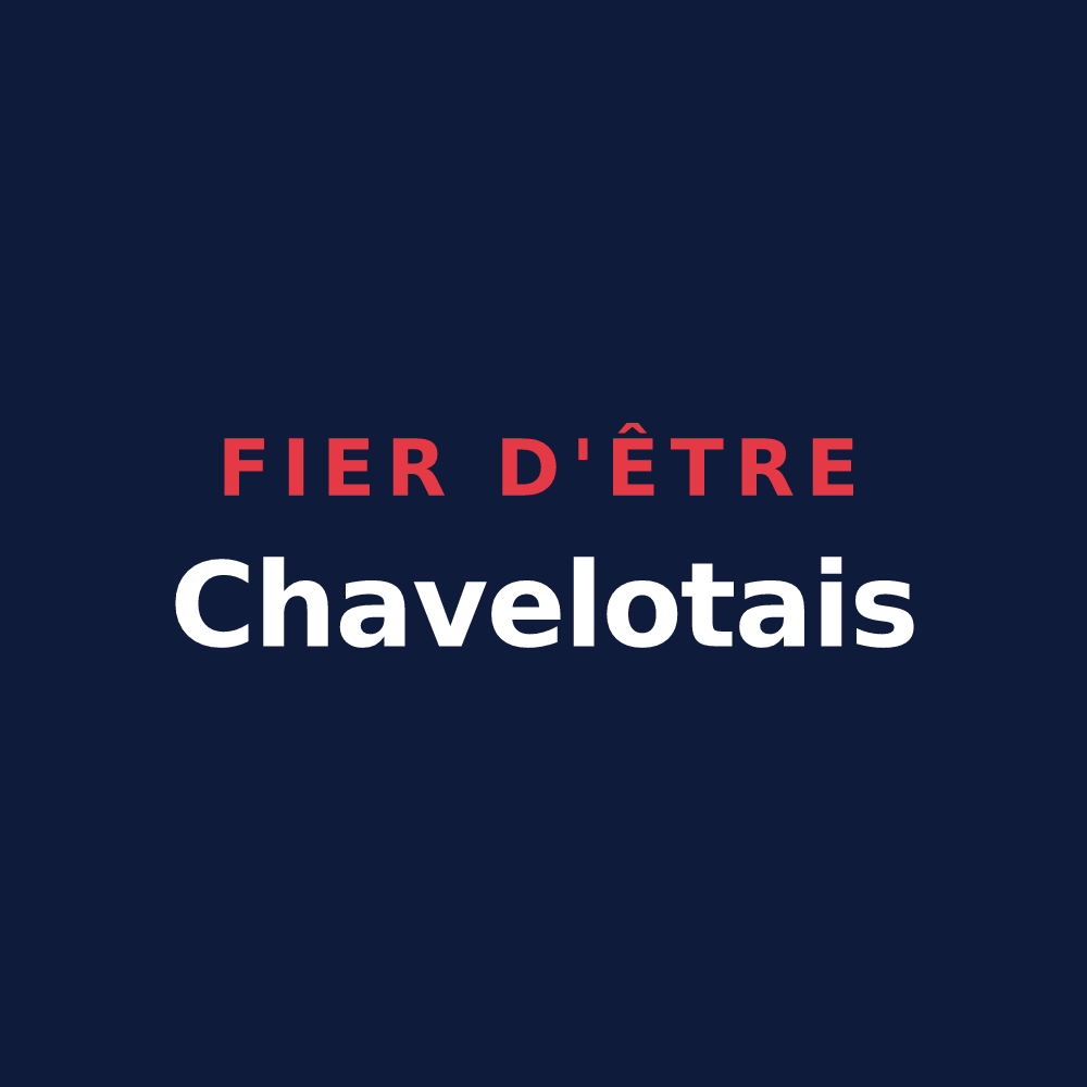 T-shirt « Fier d'être Chavelotais » — design pour Chavelot