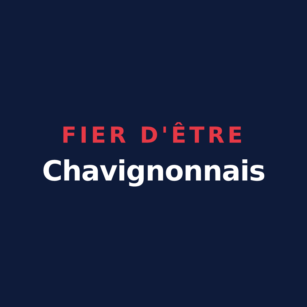 T-shirt « Fier d'être Chavignonnais » — design pour Chavignon