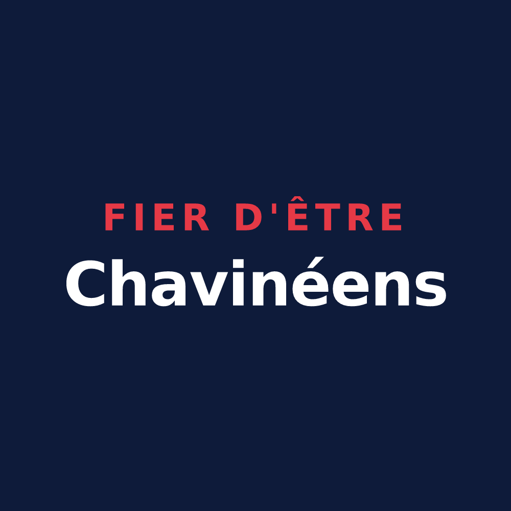 T-shirt « Fier d'être Chavinéens » — design pour Chavigny